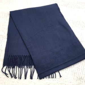 100% viscose navy super soft scarf